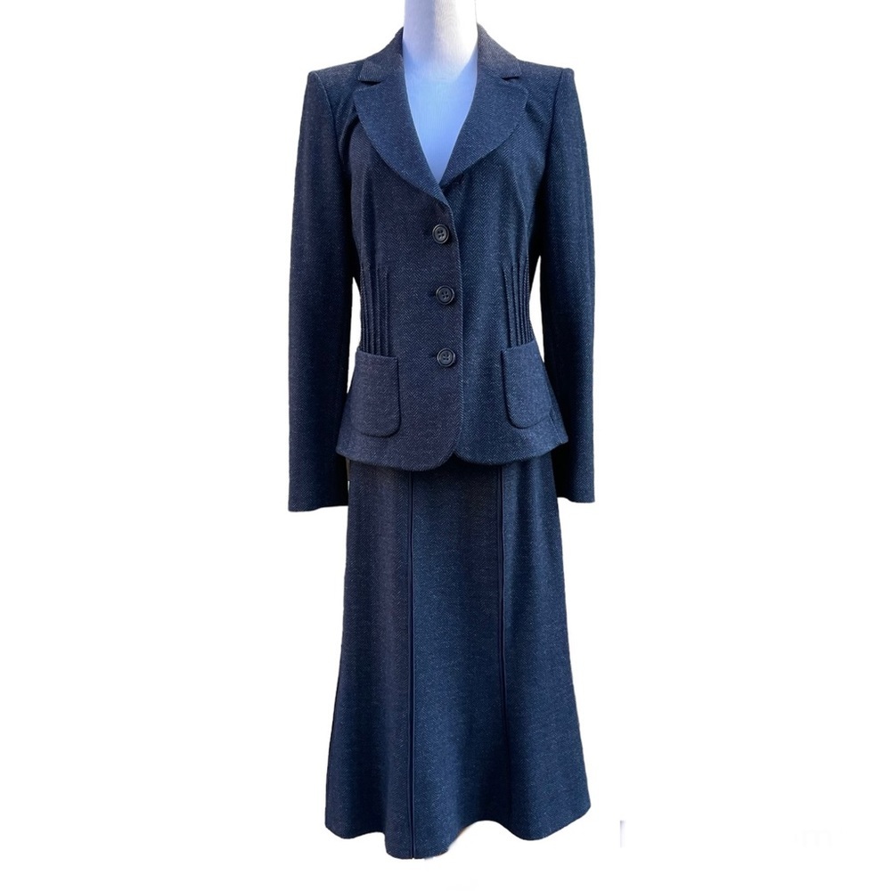 Basler Weekend wool cotton skirt suit size 40 - Picture 2 of 15
